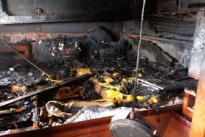 Bomberos extinguió principio de incendio en un yate en el puerto de Punta del Este