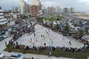 Antía destacó recuperación de un espacio abandonado y su transformación en la pista de skate; con la obra no se perdieron estacionamientos