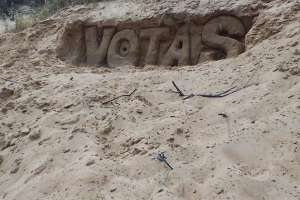 Intendencia denuncia afectación de duna con campaña proselitista