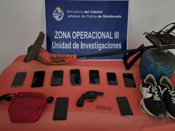 Recuperaron objetos...