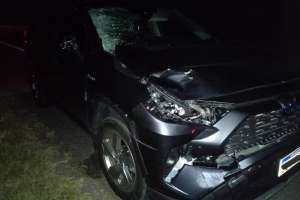 El conductor de una camioneta argentina que sufrió un percance fue embestido por otro vehículo en la ruta 9 resultando fallecido