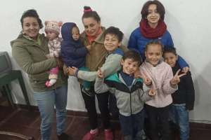 Familia de 9 integrantes fue derivada al Batallón de Ingenieros N° 4