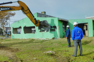 Se efectivizan los trabajaron para el nuevo Centro Comuna San Martín