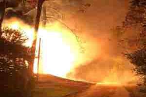 Incendio en La Juanita afectó a dos viviendas
