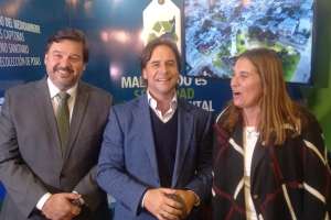Presidente Lacalle y Vicepresidenta Argimón, visitaron stand de Maldonado