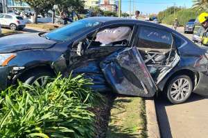 Dos autos colisionaron en Parada 24