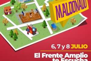 Hasta el viernes 8 de julio el Frente Amplio escucha a Maldonado