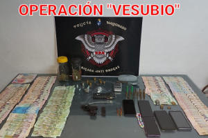 "Operación Vesubio" permitió cerrar otra boca de drogas en Maldonado Nuevo y hubo tres formalizados