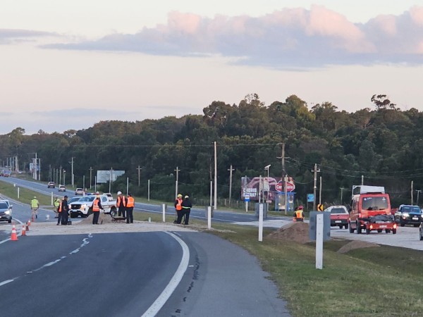 Tras fuga de hidrocarburo del oleoducto a la altura del km 70 de la Interbalnearia, la circulación vehicular es normal en el lugar