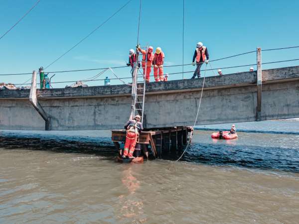 Puente de la Barra "Pasó a Sala" dijo Antía