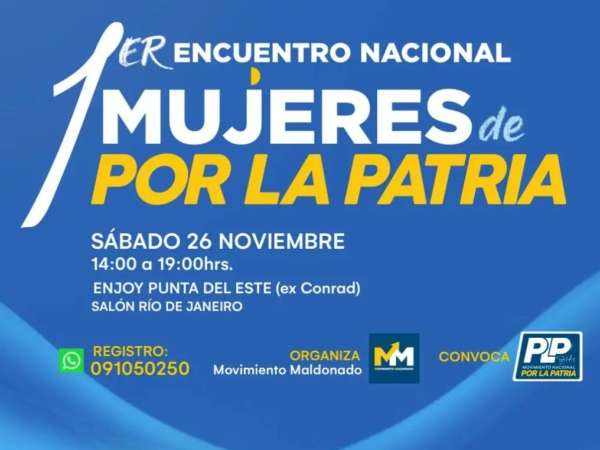 Mujeres de “Por la Patria” se reúnen en Punta del Este