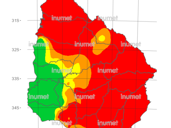 De Piriápolis a José Ignacio hay riesgo "alto" y el resto de Maldonado  está "muy alto" para incendios forestales