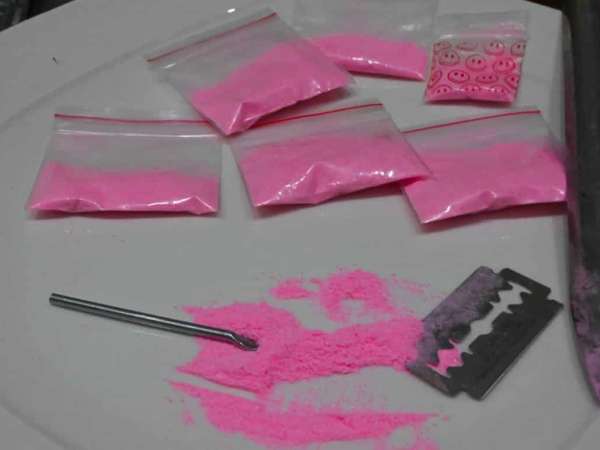 Cocaína rosa en el 90% de los casos está alterada y es de consecuencias impredecibles