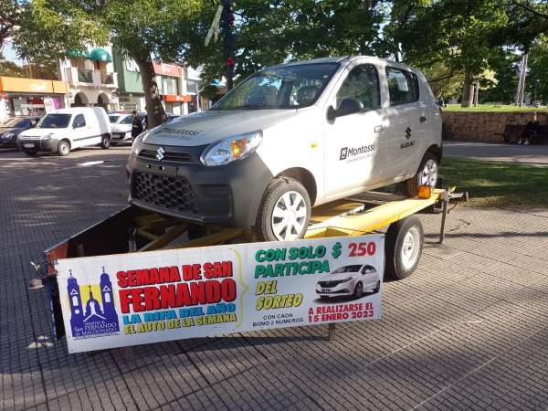 Finalizó la Semana de San Fernando con el sorteo de un auto cero kilómetro