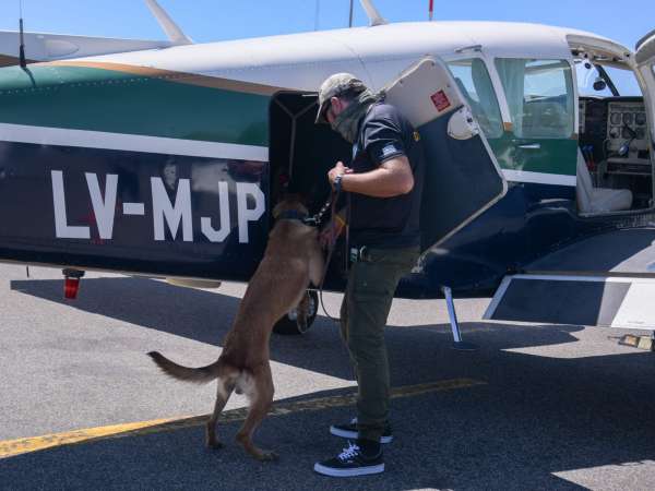 Ejercicio de la Operación Colibrí se desarrolló este domingo en el Aeropuerto de Laguna del Sauce con la presencia del ministro García
