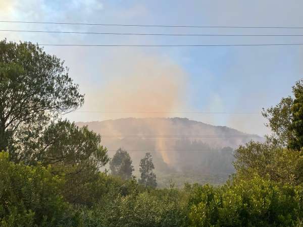 dos incendios paralelos al del cerro del toro se registraron en el departamento de maldonado 