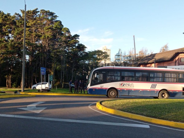 siniestro, omnibus de codesa, maldonado, moto, tránsito,