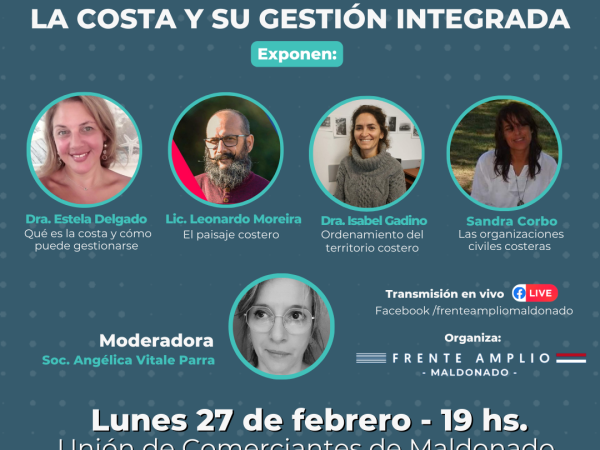 El Frente Amplio aborda manejo de la zona costera con la presencia Ricardo Ehrlich