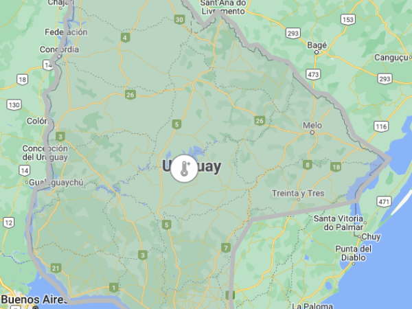 INUMET advierte a la población por nueva ola de calor a partir de este jueves; Gregorio Aznárez y Solís los más calurosos en Maldonado