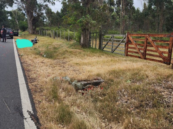 Un motociclista falleció en siniestro de tránsito