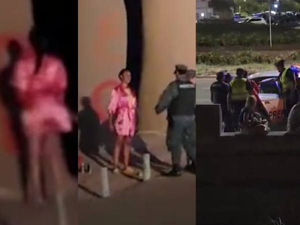 VIDEO: Quedó registrado el momento en que vandalizaron el monumento “Los Dedos” de Punta del Este