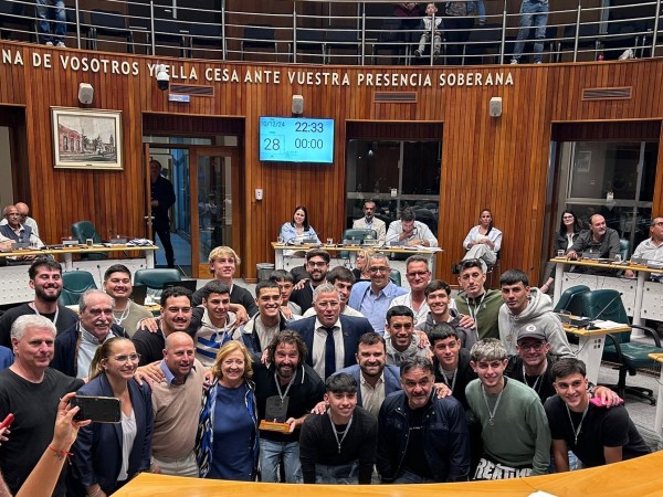 Reconocieron a la selección de Maldonado sub 20 por el campeonato obtenido