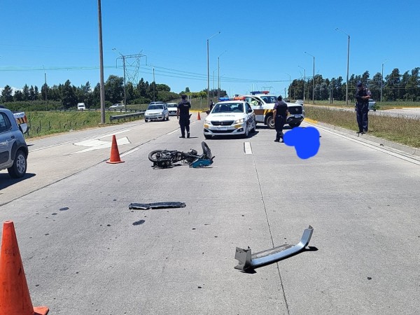 Un motociclista falleció en siniestro de tránsito en Ruta 102