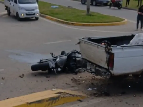 Falleció motociclist...