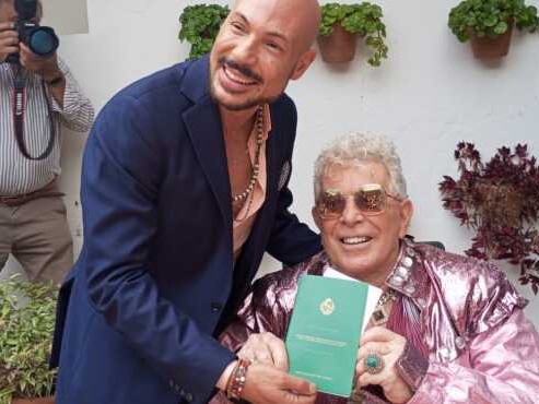 Perciavalle y Jimmy Castilhos se casaron en una ceremonia civil en San Carlos