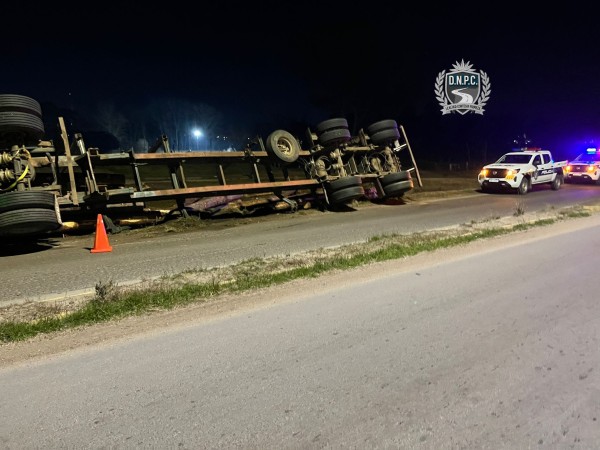 Un camión cargado de...