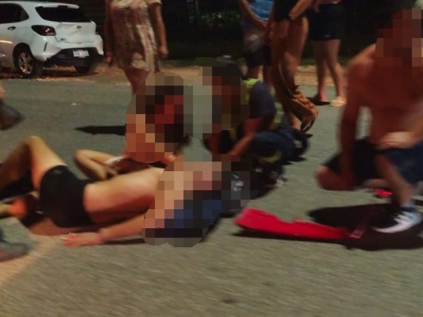 Joven motociclista sufrió graves lesiones en siniestro de tránsito