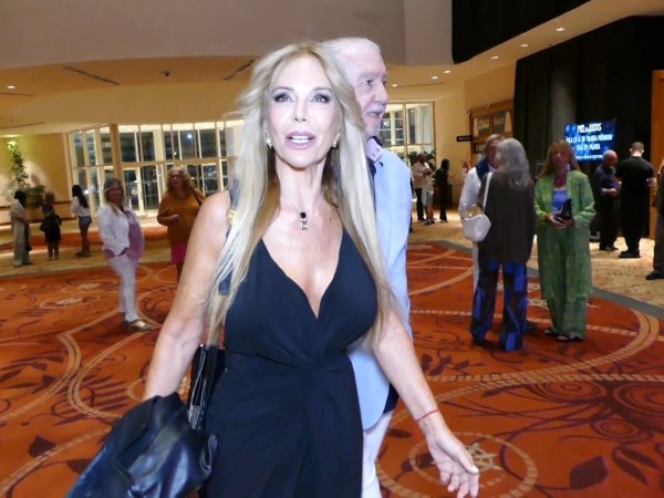 Graciela Alfano y Carlos Bustin fueron a ver a Susana Giménez