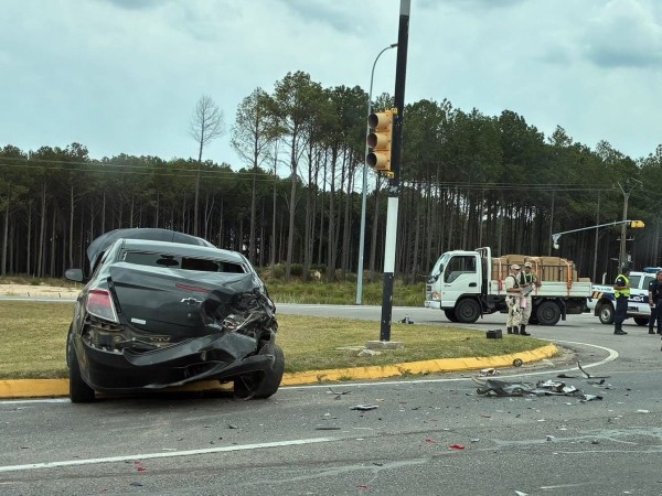 Choque en ruta Inter...