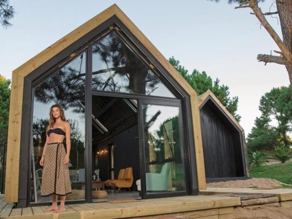 La casa eco-friendly de la actriz Calu Rivero en Punta Ballena