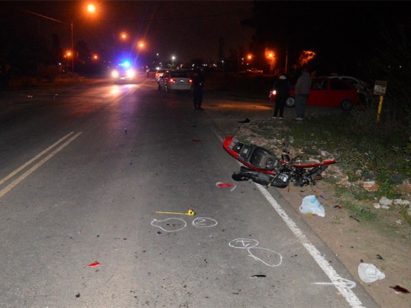 muerto, moto, manejo imprudente,  ruta 39, san carlos,