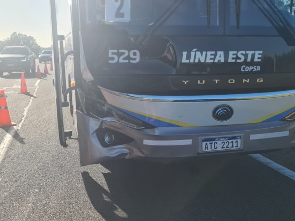 Un hombre murió al ser embestido por ómnibus del servicio interdepartamental de pasajeros en ruta 9