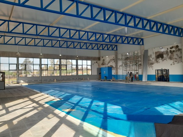 La renovación total del Polideportivo de Cerro Pelado estará pronta en menos de 20 días; concurren unas 3000 personas por semana