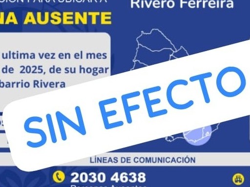 Fue localizado joven...