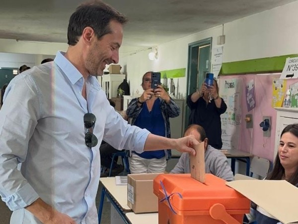 Votó Rapetti y dijo que “la expectativa es ganar” y que Delgado sea el presidente a partir de mañana