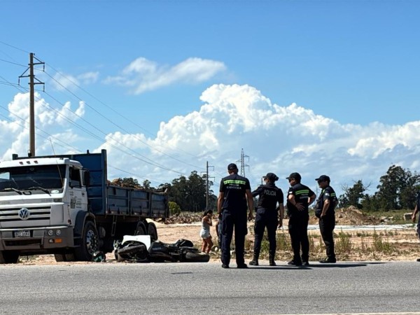 Motociclista está gr...