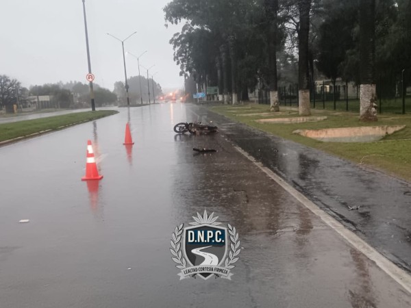 Motociclista de 27 a...