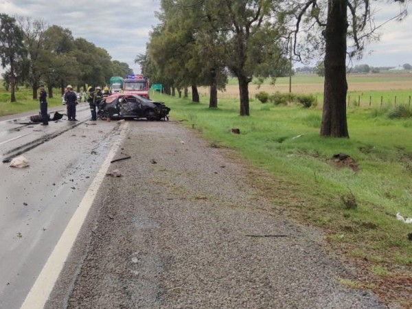 Siniestro de tránsito fatal en ruta 3: un hombre murió y una mujer está grave