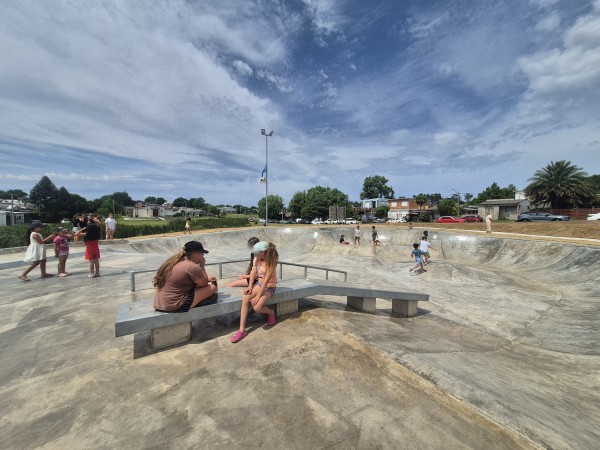 Se inauguró pista de...