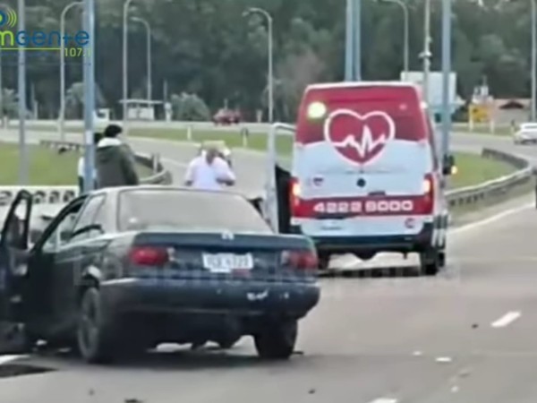 Siniestro de tránsito en ruta Interbalnearia resultó con una persona lesionada