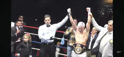 Boxeo: Joaquín Faccio ganó y retuvo el título mundial en el Campus de Maldonado