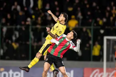 Deportivo Maldonado y Peñarol empataron en el Estadio Domingo Burgueño Miguel